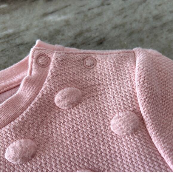 H&M Pink Raised Dot Shift Dress, Toddler Girl 2–3 - Picture 3 of 8